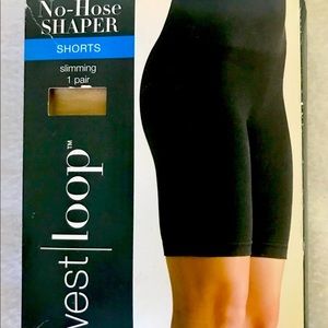 West Loop No-Hose Shaper Shorts Slimming Nude Med.